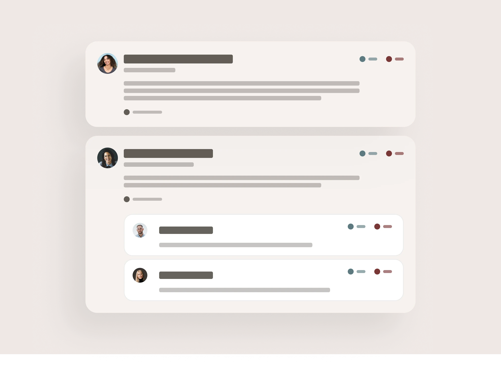 Testimonials from satisfied TherapyHive clients.