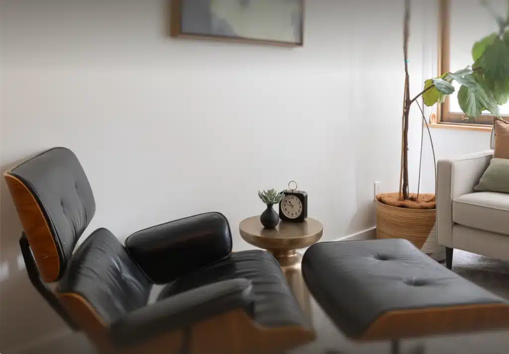 Modern, minimalist room interior