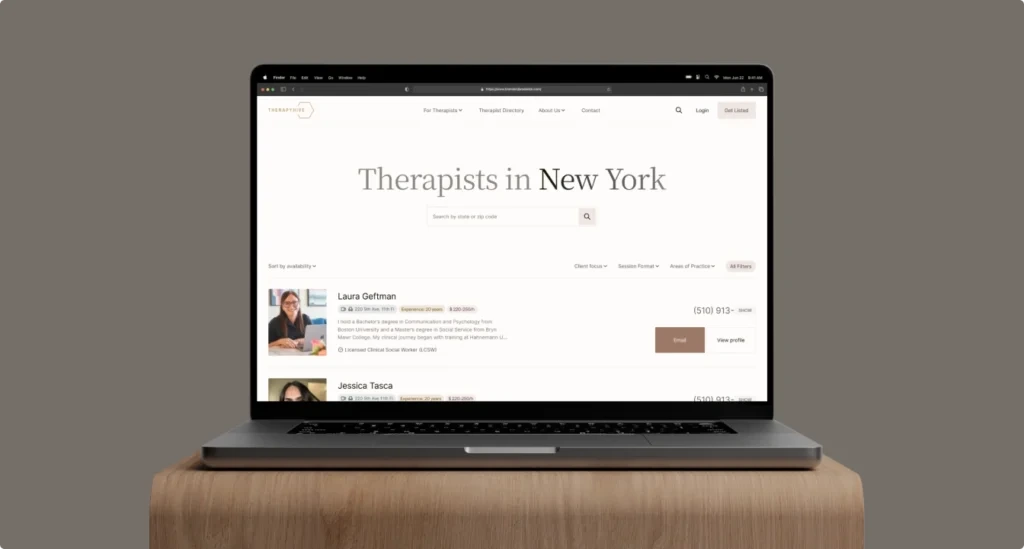 therapist directory membership benefits